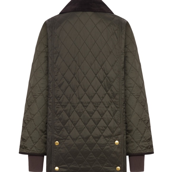 Barbour Women's Utility Jacket - Dark Green - Picture 2 of 3